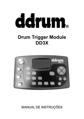 Drum Trigger Module
DD3X

MANUAL DE INSTRUÇÕES

 