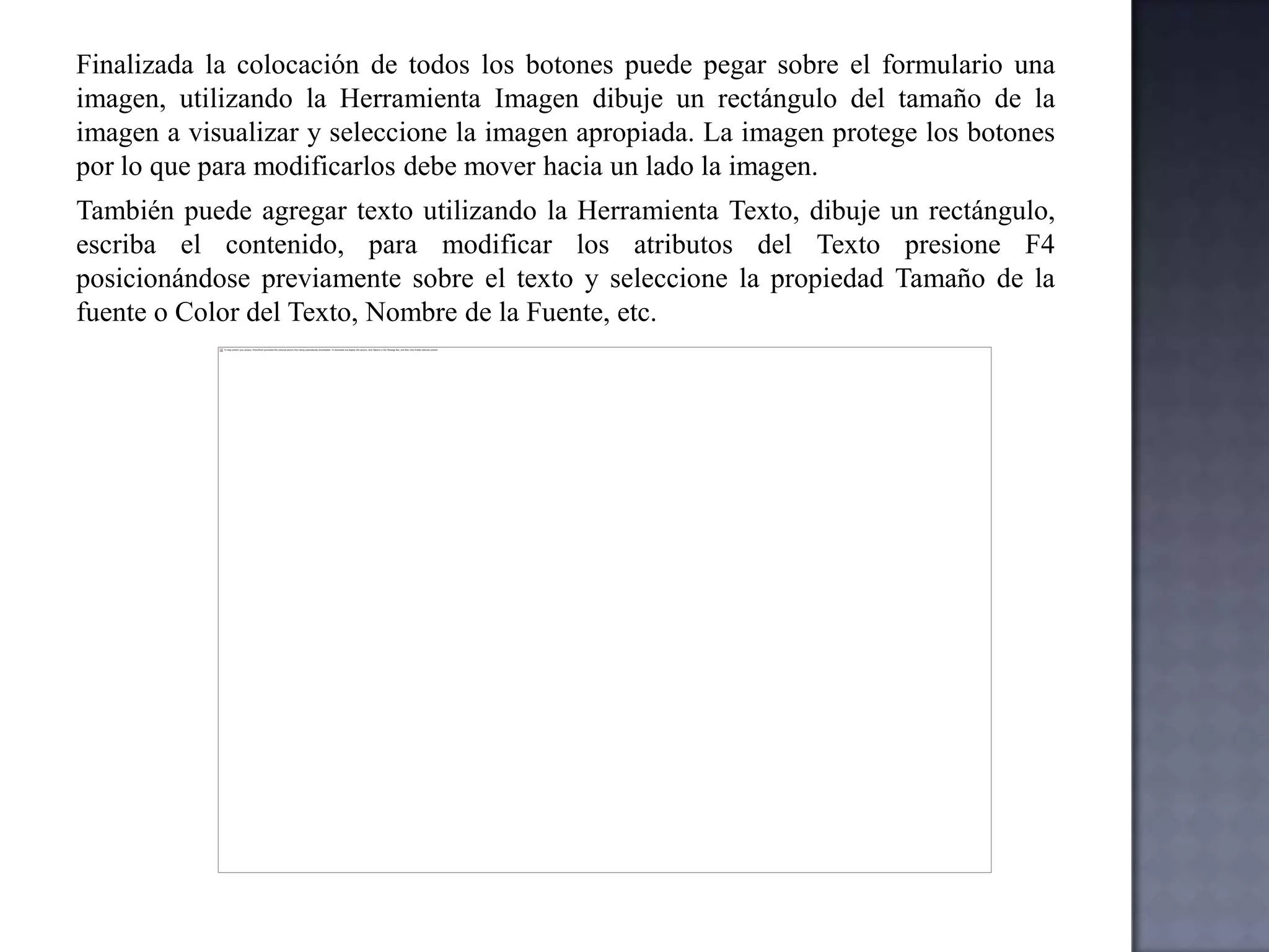 informesInformes: Utilidad de los informesPara analizar los datos o presentarlos de cierta manera al imprimirlos, cree un informe. Por ejemplo, puede imprimir un informe que agrupe datos y calcule totales, y otro informe de datos diferentes con formato para imprimir etiquetas postales.