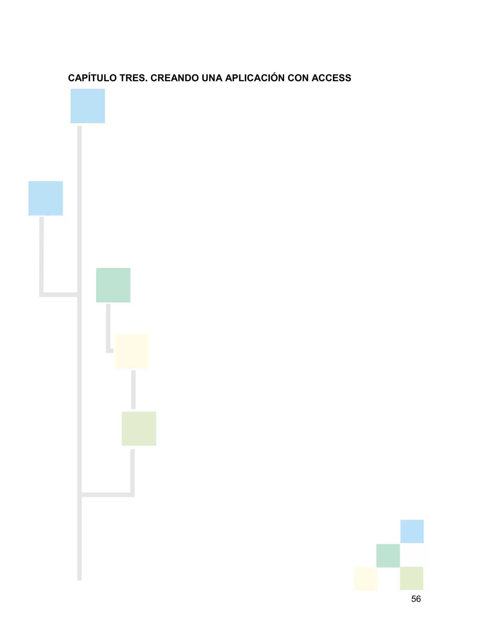 56
CAPÍTULO TRES. CREANDO UNA APLICACIÓN CON ACCESS
 