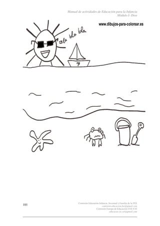 Manual de actividades de Educación para la Infancia
Módulo I- Dios
Comisión Educación Infancia, Juventud y Familia de la FEE
comision.educacion.fee@gmail.com
Comisión Europa de Educación CEE-CEI
educacao.eu.cei@gmail.com
101
 