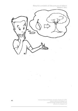 Manual de actividades de Educación para la Infancia
Módulo I- Dios
Comisión Educación Infancia, Juventud y Familia de la FEE
comision.educacion.fee@gmail.com
Comisión Europa de Educación CEE-CEI
educacao.eu.cei@gmail.com
40
 