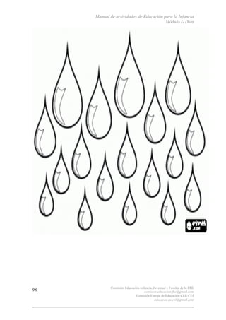 Manual de actividades de Educación para la Infancia
Módulo I- Dios
Comisión Educación Infancia, Juventud y Familia de la FEE
comision.educacion.fee@gmail.com
Comisión Europa de Educación CEE-CEI
educacao.eu.cei@gmail.com
98
 