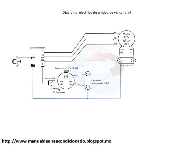 Manual de aire acondicionado manualesydiagramas.blogspot.com 110 vac fan motor diagram 