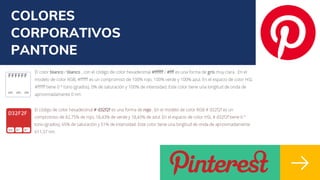 COLORES
CORPORATIVOS
PANTONE
 