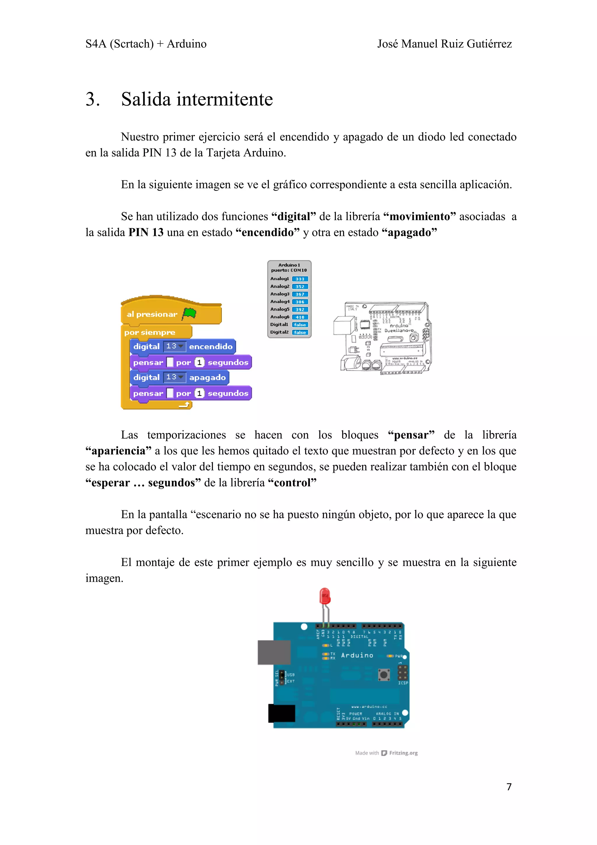 Manual de arduino practica. | PDF