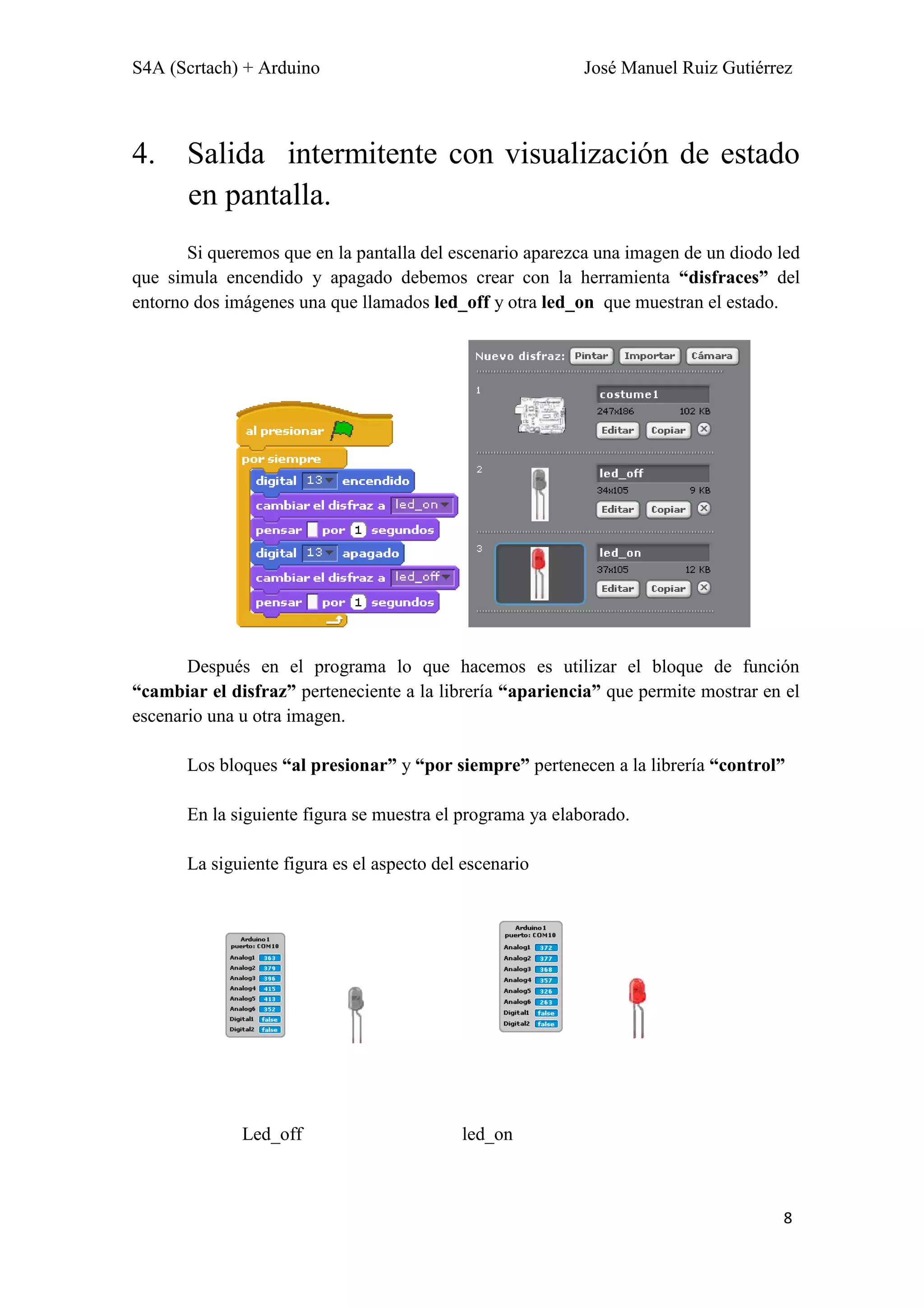 Manual de arduino practica. | PDF