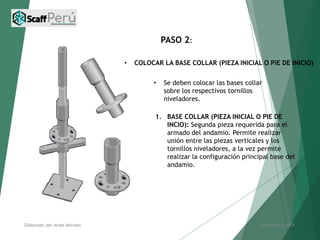 Scaff Base Collars MANUAL DE ARMADO - SCAFF PERÚ ARMADOS DE PARTES | PDF