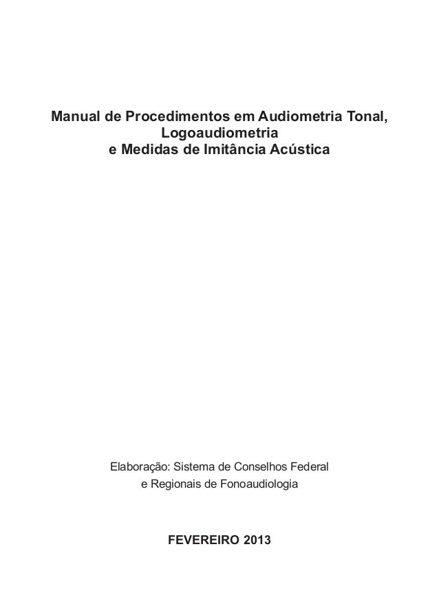 MANUAL DE AUDIOLOGIA PDF DOWNLOAD MANUAL DE AUDIOLOGIA PDF DOWNLOAD