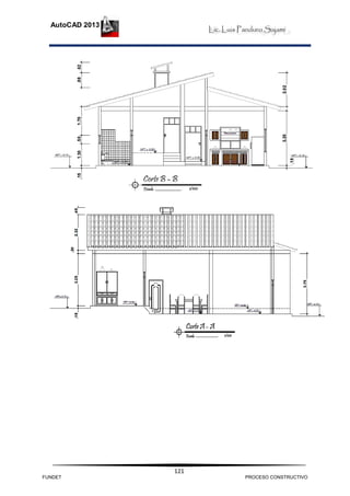 Lic. Luis Panduro Sajami
AutoCAD 2013
121
FUNDET PROCESO CONSTRUCTIVO
 