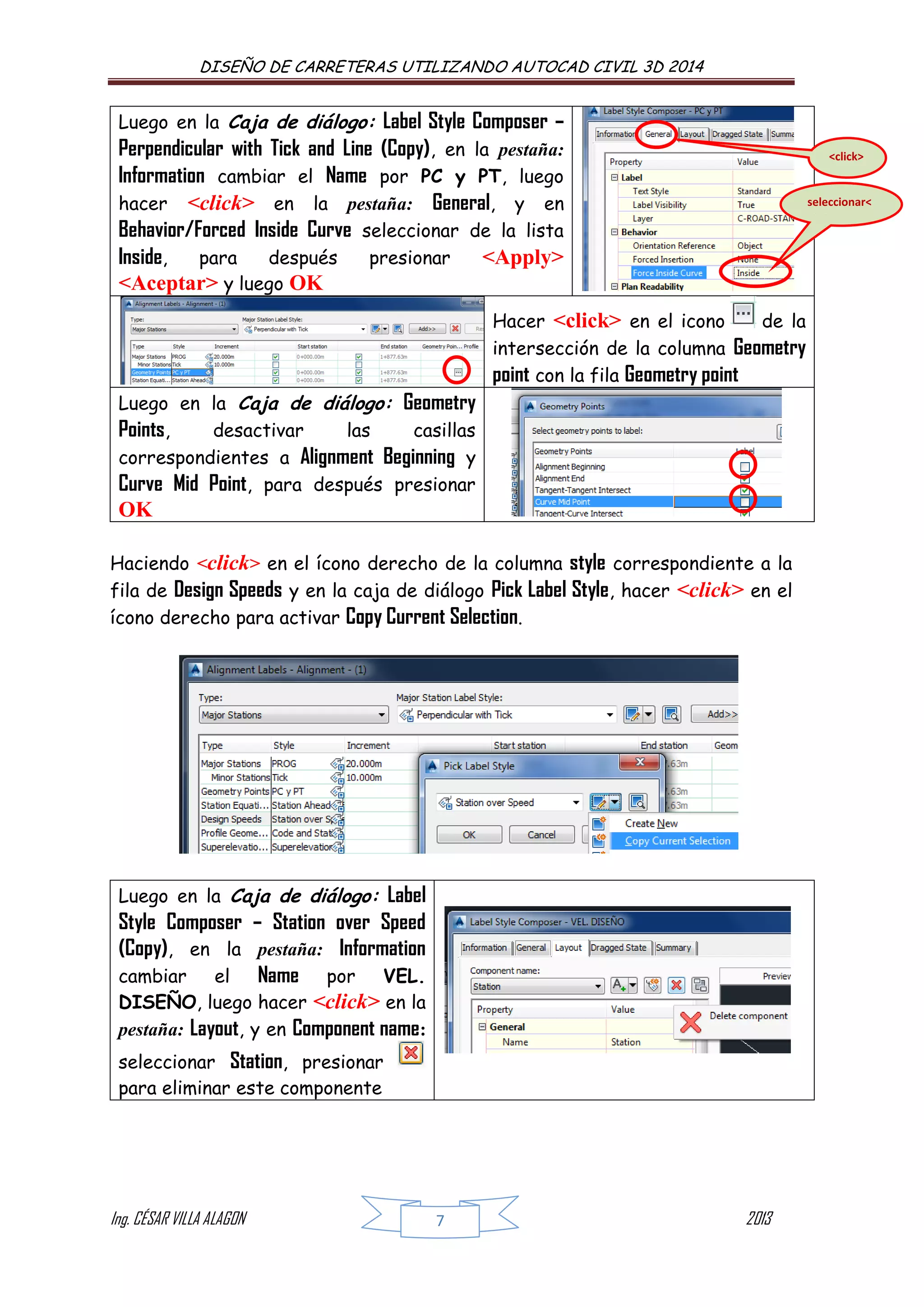 Manual de autocad + civil+3 d 2014 para carreteras | PDF