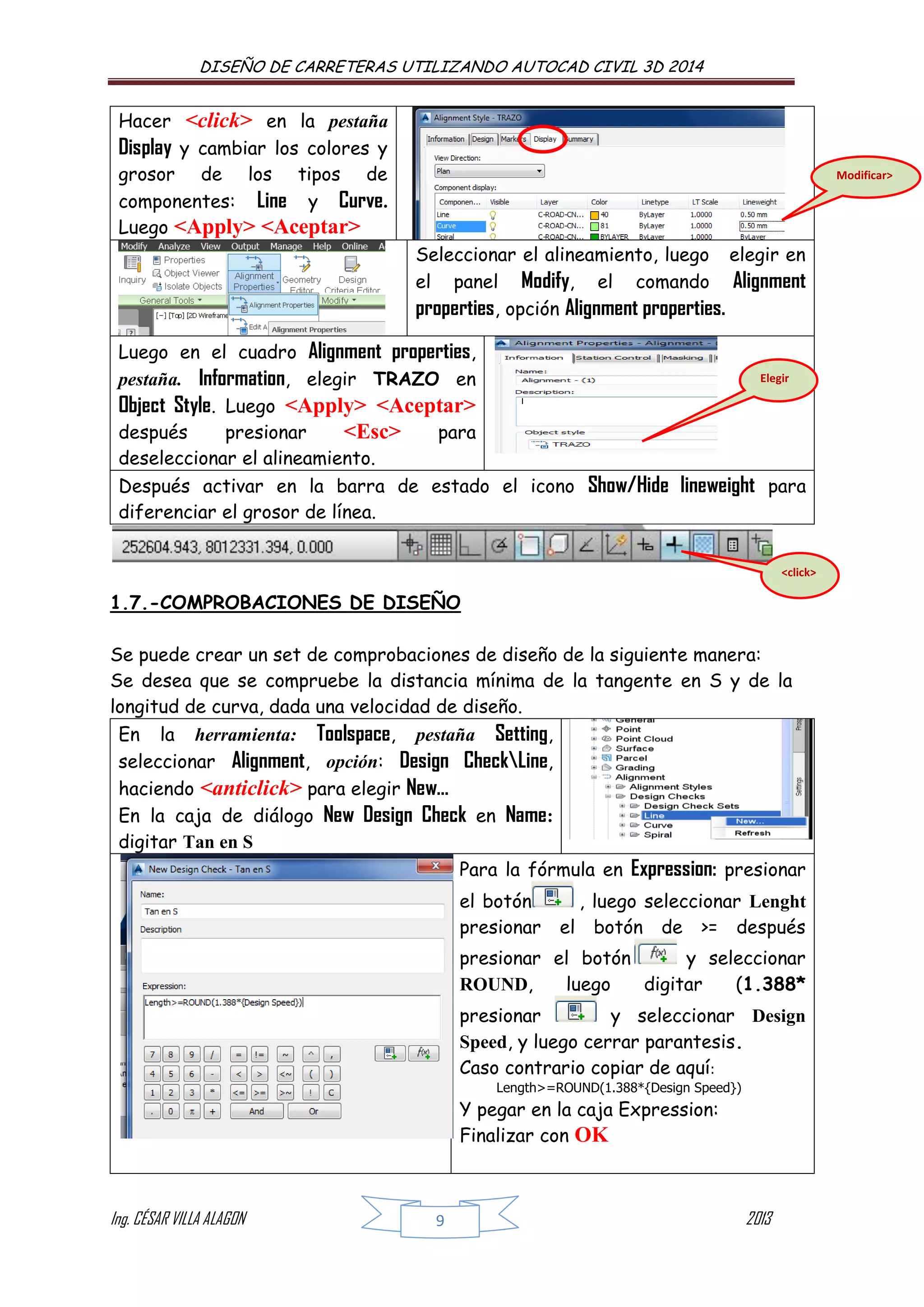 Manual de autocad + civil+3 d 2014 para carreteras | PDF