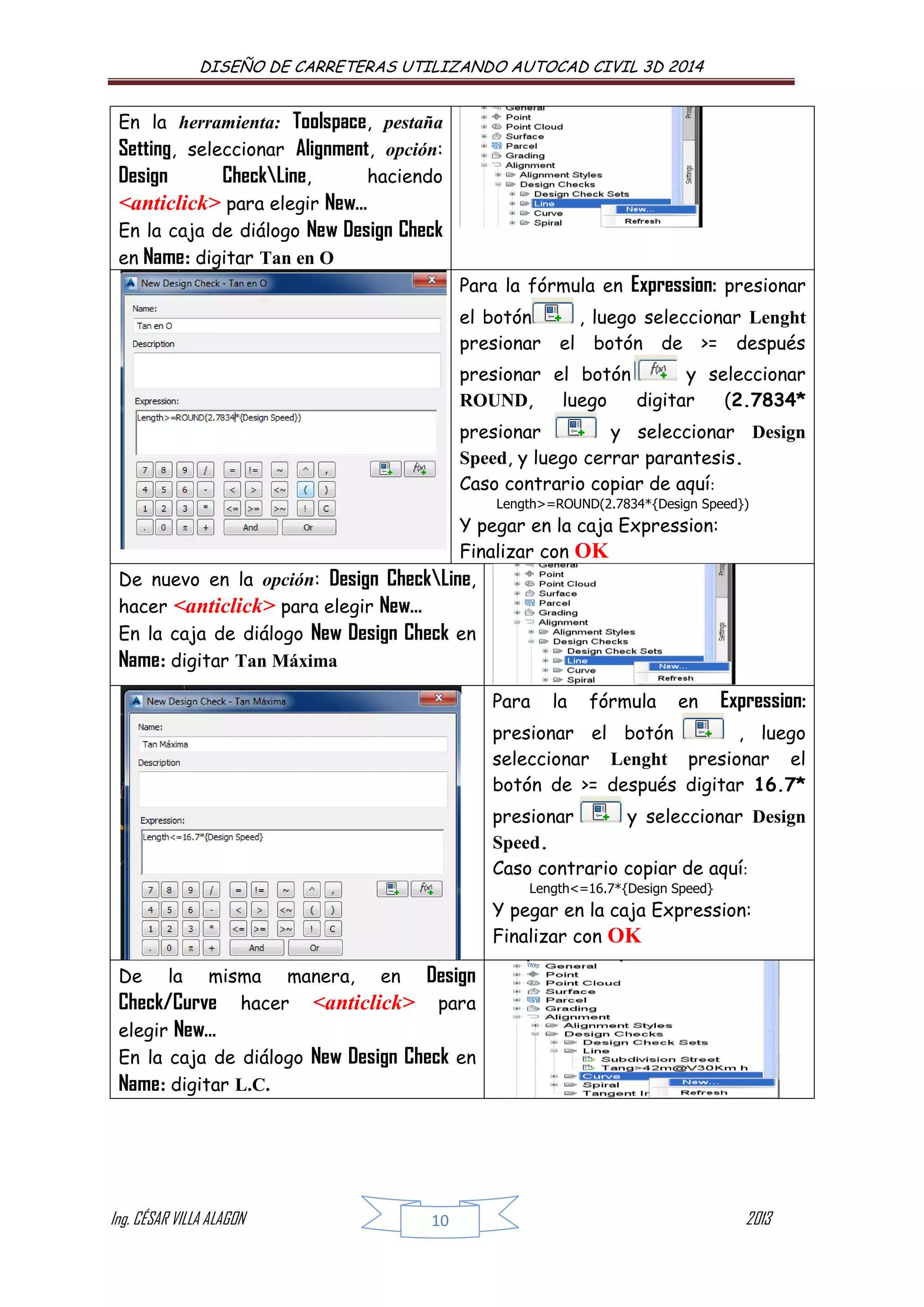Manual de autocad + civil+3 d 2014 para carreteras | PDF