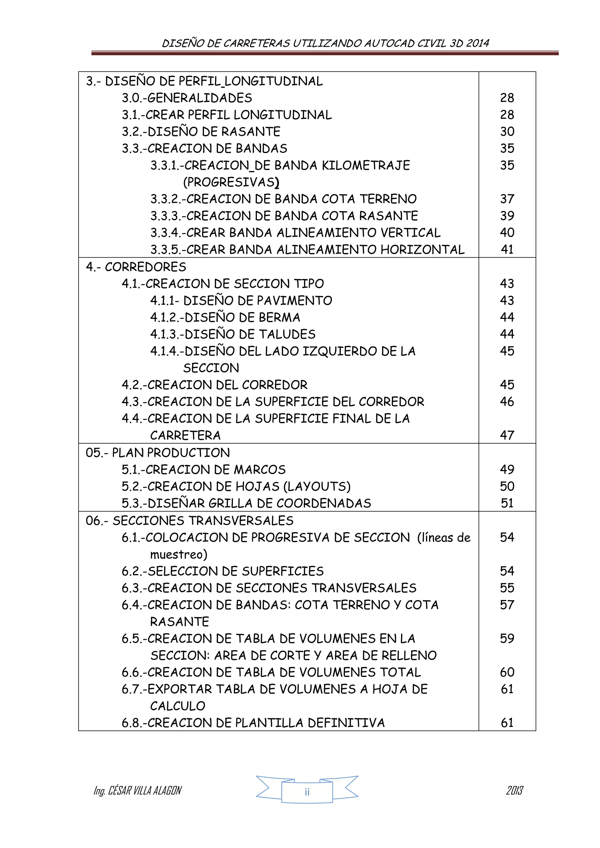 Manual de autocad + civil+3 d 2014 para carreteras | PDF
