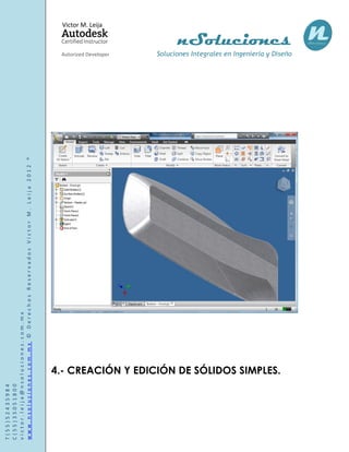 Manual de autodesk inventor 2013 | PDF