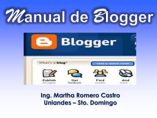 Ing. Martha Romero Castro
 Uniandes – Sto. Domingo
 