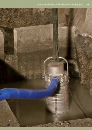 Bombas de drenaje en acero inoxidable, INOX | 25
 