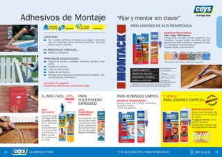 22 23 ADHESIVOS DE MONTAJE 2013 2/9/13 13:44 P gina 1
C M Y CM MY CY CMY K
 