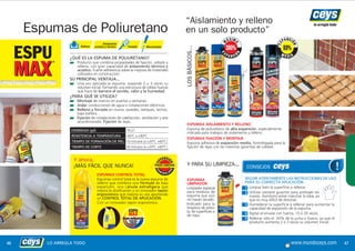 46 47 ESPUMAX TRZ 2/9/13 16:22 P gina 1
C M Y CM MY CY CMY K
CONSEJOS
1
2
3
4
5
 