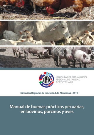 Manual de buenas prácticas pecuarias en bovinos, porcinos y aves