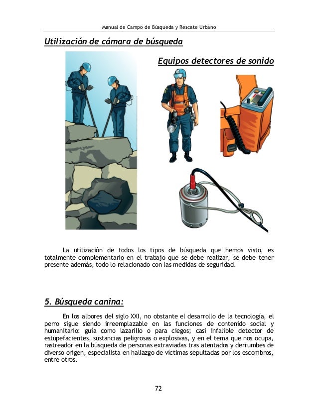 Manual de busqueda y rescate de personas