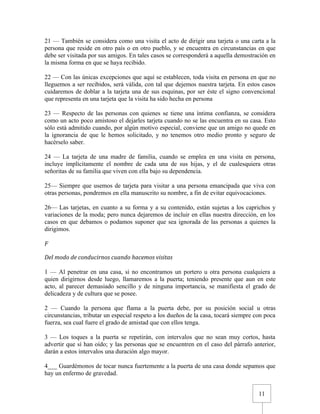 Urbanidad de Carreño