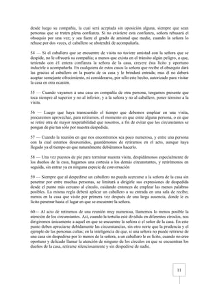 Urbanidad de Carreño