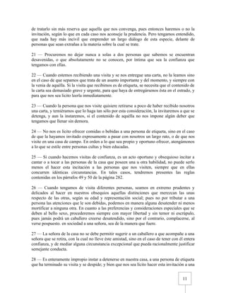 Urbanidad de Carreño