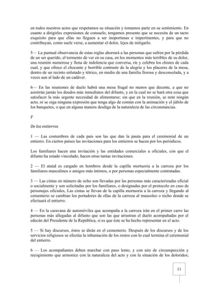 Urbanidad de Carreño