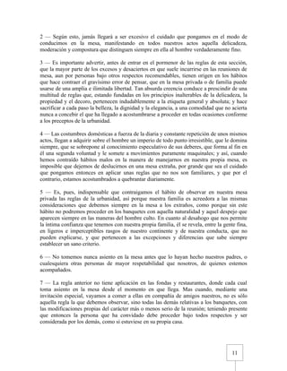 Urbanidad de Carreño