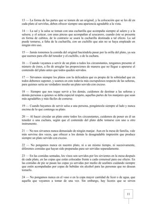 Urbanidad de Carreño