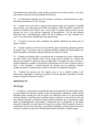 Urbanidad de Carreño