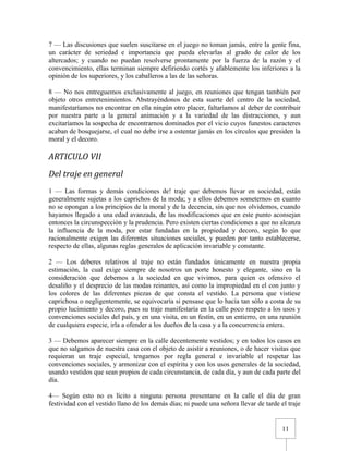 Urbanidad de Carreño