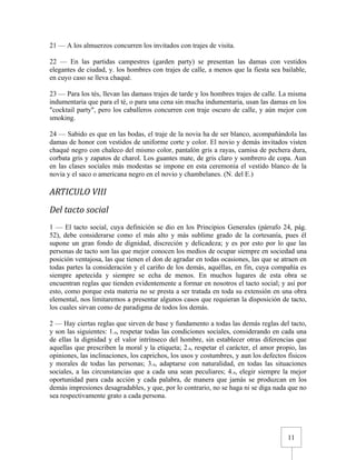 Urbanidad de Carreño