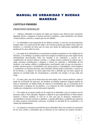 Urbanidad de Carreño