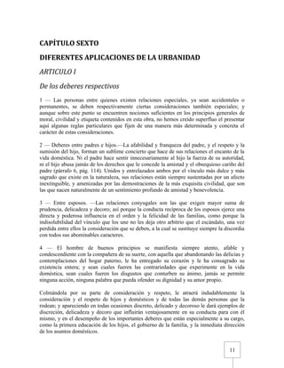 Urbanidad de Carreño