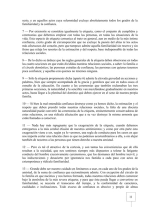 Urbanidad de Carreño