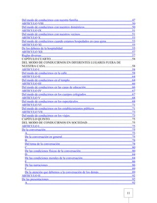 Urbanidad de Carreño