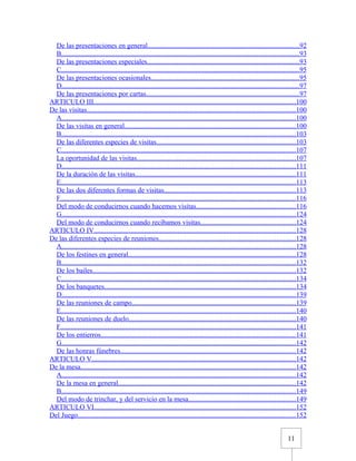 Urbanidad de Carreño