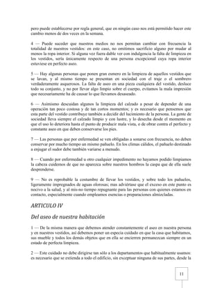 Urbanidad de Carreño