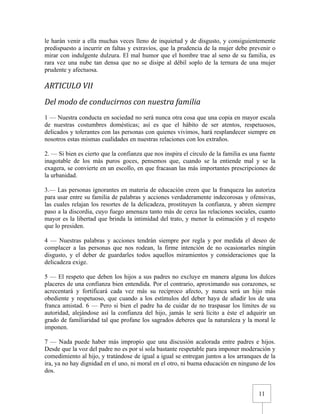 Urbanidad de Carreño