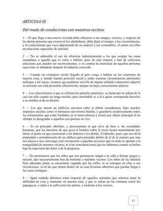 Urbanidad de Carreño