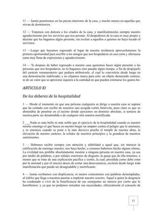 Urbanidad de Carreño