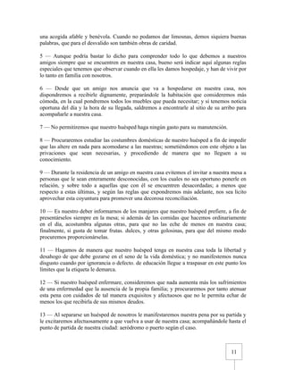 Urbanidad de Carreño