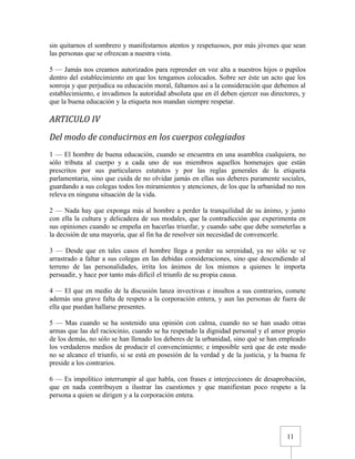 Urbanidad de Carreño