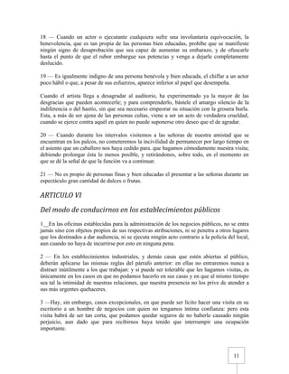 Urbanidad de Carreño