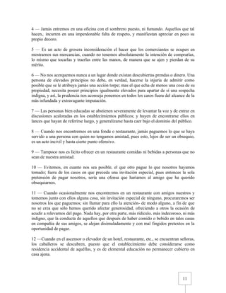 Urbanidad de Carreño