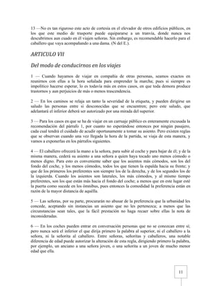 Urbanidad de Carreño