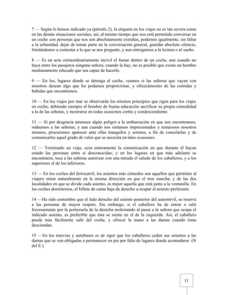 Urbanidad de Carreño