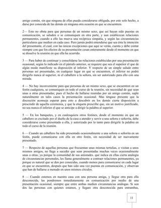 Urbanidad de Carreño