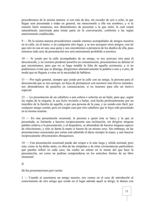 Urbanidad de Carreño